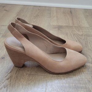 EILEEN FISHER Milla Tumbled Nubuck Slingback